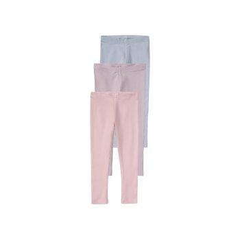 lupilu® Kinder Leggings, 3 Stück, mit bequemem Gummizugbund - B-Ware