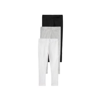 lupilu® Kinder Leggings, 3 Stück, mit bequemem Gummizugbund - B-Ware