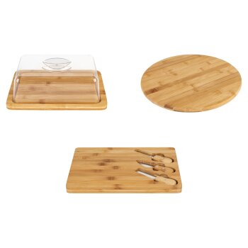 ERNESTO® Käseglocke \ Dreh- und Servierplatte \...