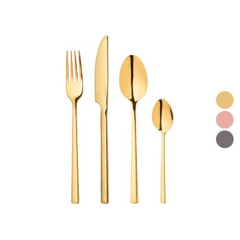 ERNESTO® Edelstahl-Besteck-Set, 16-teilig - B-Ware