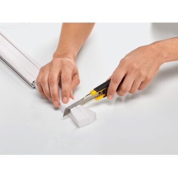 MERADISO® Plissee-Rollo, 65 x 130 cm, creme - B-Ware neuwertig