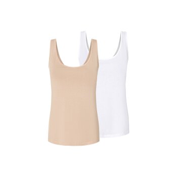 esmara® Damen Tops, 2 Stück, mit weitem...