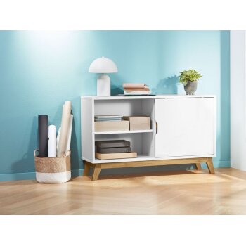 LIVARNO home Sideboard, mit Schiebetür - B-Ware Transportschaden