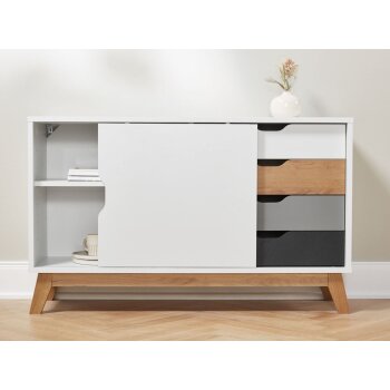 LIVARNO home Sideboard, mit Schiebetür - B-Ware Transportschaden