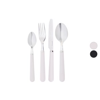 ERNESTO® Edelstahl-Besteck-Set mit Kunststoffgriff,...
