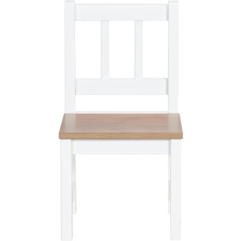 roba Woody Kindersitzgruppe, 2 Stühle & 1 Tisch, weiß lackiert - B-Ware sehr gut