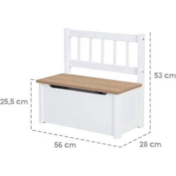 roba Woody Kindertruhenbank, weiß - B-Ware sehr gut