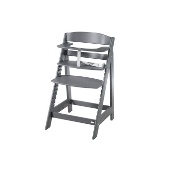 roba 2-in-1 »Born Up Zickzack« Treppenhochstuhl, mit Sitzverkleinerer, anthrazit - B-Ware sehr gut