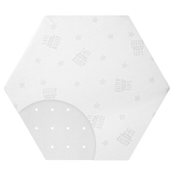 roba safe asleep® Laufgittermatratze, 6 eckig, 112 x 97 cm - B-Ware neuwertig