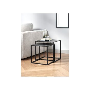 LIVARNO home 2er Set Beistelltische, 35 x 35 x 35 cm...