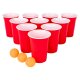 ERNESTO® Beer Pong, wiederverwendbar, mit praktischen Markierungen - B-Ware neuwertig