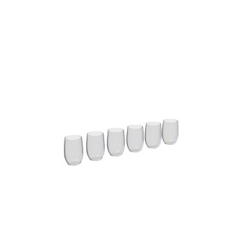 ERNESTO® Gläserset aus stabilem Kunststoff, 6-teilig (Wassergläser, Transparent) - B-Ware neuwertig