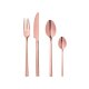 ERNESTO® Edelstahl-Besteck-Set, 16-teilig (Roségold) - B-Ware sehr gut