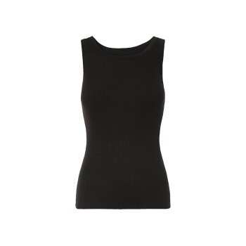 esmara® Damen BH Top in modischer Ripp-Qualität (schwarz, S(36/38)) - B-Ware neuwertig