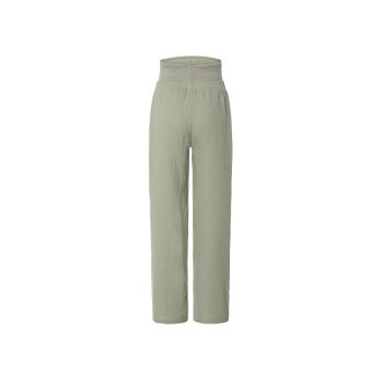 esmara® Damen Umstands-Relaxhose aus Musselin (salbei, 42) - B-Ware neuwertig