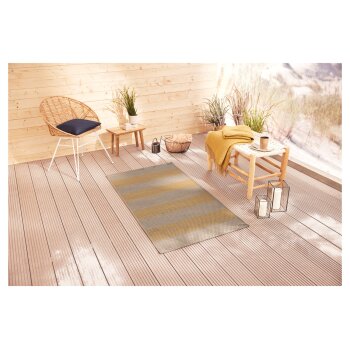 LIVARNO home Outdoorteppich, B 80 x L 150 cm (beige/gelb) - B-Ware sehr gut