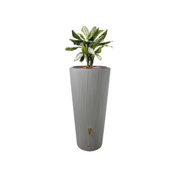 4rain 2in1 Regenspeicher »VASO DECOR«, 220 L, inkl. Fallrohrfilter und Auslaufhahn - B-Ware