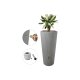 4rain 2in1 Regenspeicher »VASO DECOR«, 220 L, inkl. Fallrohrfilter und Auslaufhahn - B-Ware
