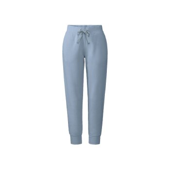 esmara® Damen Sweathose mit Bündchen, hoher Baumwollanteil (blau, S(36/38)) - B-Ware neuwertig