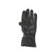 CRIVIT Damen / Herren Motorradhandschuhe mit echtem Leder (schwarz, 8) - B-Ware neuwertig