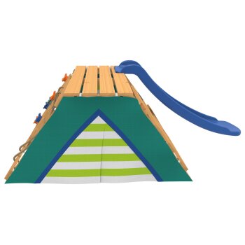 PLAYTIVE Tipi mit Rutsche, aus Echtholz - B-Ware neuwertig