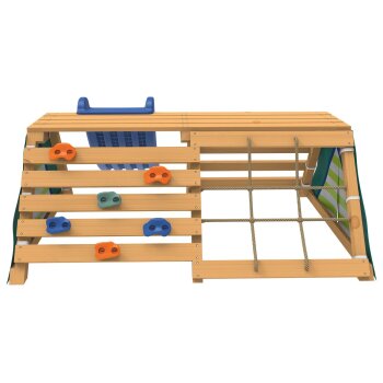 PLAYTIVE Tipi mit Rutsche, aus Echtholz - B-Ware neuwertig