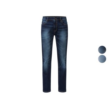 LIVERGY® Herren Jeans, Slim Fit, mit angenehmen...
