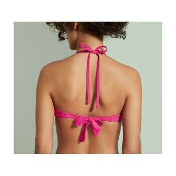 esmara® Damen Bikini Oberteil, mit Neckholderträger (pink, 38) - B-Ware neuwertig
