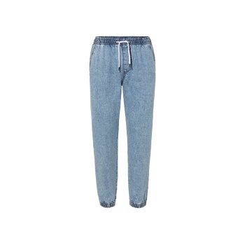 LIVERGY® Herren Denim-Joggers mit normaler Leibhöhe (hellblau, 52) - B-Ware neuwertig
