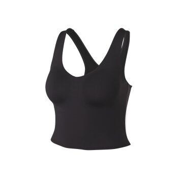 CRIVIT Damen Sportbustier, optimale Passform (schwarz, L (44/46)) - B-Ware neuwertig