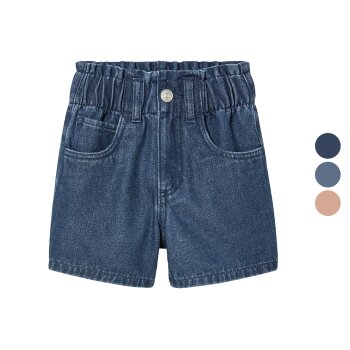lupilu® Kleinkinder Denim Paperbagshorts aus reiner...