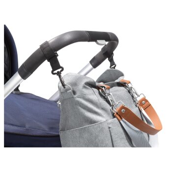 TOPMOVE® Wickelrucksack / Wickeltasche, mit Zubehör (Wickeltasche) - B-Ware neuwertig