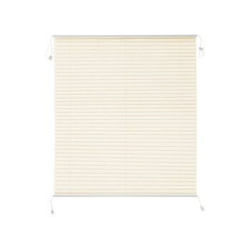 LIVARNO home Plissee-Rollo für Fenster, 90 x 130 cm (Creme) - B-Ware neuwertig