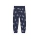 lupilu® Baby Jogginghose, hoher Bio-Baumwollanteil, 3er Set (navy/weiß, 86/92) - B-Ware neuwertig