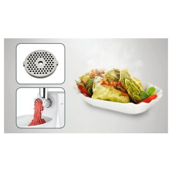 SILVERCREST® KITCHEN TOOLS SFW 400 A1 Elektrischer Fleischwolf, mit Tomatenpassierer - B-Ware sehr gut