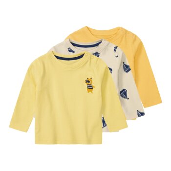 lupilu® Baby Langarmshirts, 3 Stück, mit...
