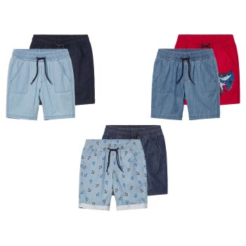lupilu® Kleinkinder Shorts, 2 Stück, aus reiner...