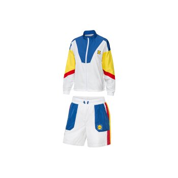 CRIVIT Damen Tracksuit, 2-tlg. im Lidl-Print (weiß, XS(32/34)) - B-Ware neuwertig