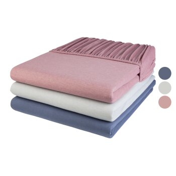 LIVARNO home Jersey-Spannbettlaken, 140-160 x 200 cm -...