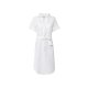 esmara® Damen Leinen-Maxikleid mit Kentkragen und Tunikaausschnitt (weiß, 34) - B-Ware neuwertig
