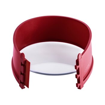 Coox Springform, mit Glasboden, 18 cm (Dunkelrot) -...