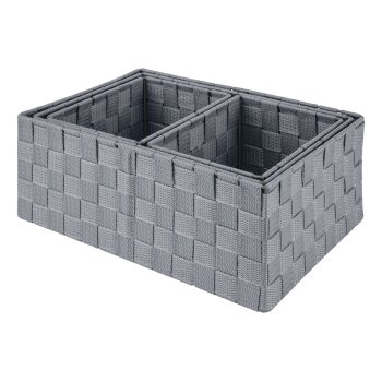 LIVARNO home Hängeregal \ Aufbewahrungskorb-Set, mit stabilem Metallrahmen - B-Ware