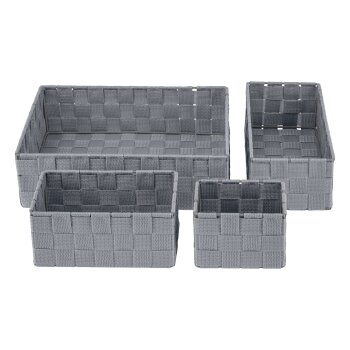 LIVARNO home Hängeregal \ Aufbewahrungskorb-Set, mit stabilem Metallrahmen - B-Ware