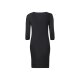esmara® Damen Umstandskleid, mit hohem Bio-Baumwollanteil (schwarz, XS(32/34)) - B-Ware neuwertig