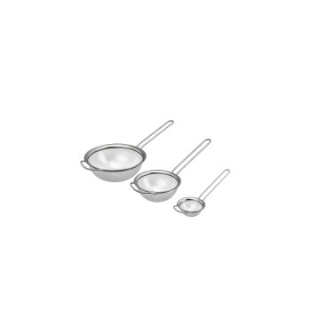 ERNESTO® Edelstahl-Küchensieb-Set, 3 Stück - B-Ware sehr gut