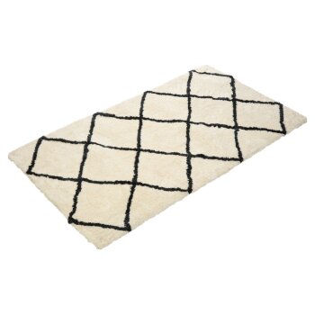 Langflor-Teppich, 80 x 150 cm / Ø 100 cm - B-Ware