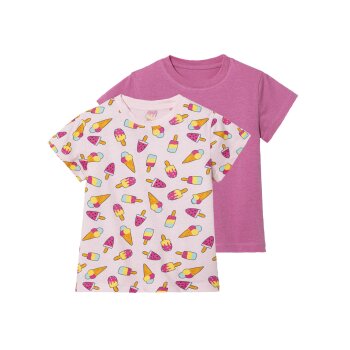 lupilu® Kleinkinder T-Shirts, 2 Stück, aus...