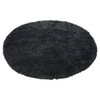 LIVARNO HOME Langflor-Teppich, 80 x 150 cm / Ø 100 cm (Dunkelgrau) - B-Ware sehr gut
