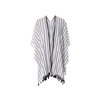 esmara® Damen Strandtunika mit tiefem V-Ausschnitt (blau, Onesize) - B-Ware neuwertig