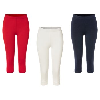esmara® Damen Capri-Leggings, normale Leibhöhe -...